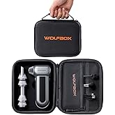 WOLFBOX MF100 Hard Carrying Case, Case Only, Device Not Included | MF100 Electric Air Duster Compatible, Shockproof, Splash-Proof, Travel Storage Bag, Fits Nozzles &amp; Charging Cables