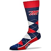 FBF NCAA unisex-adult Argyle Line Up Team Socks