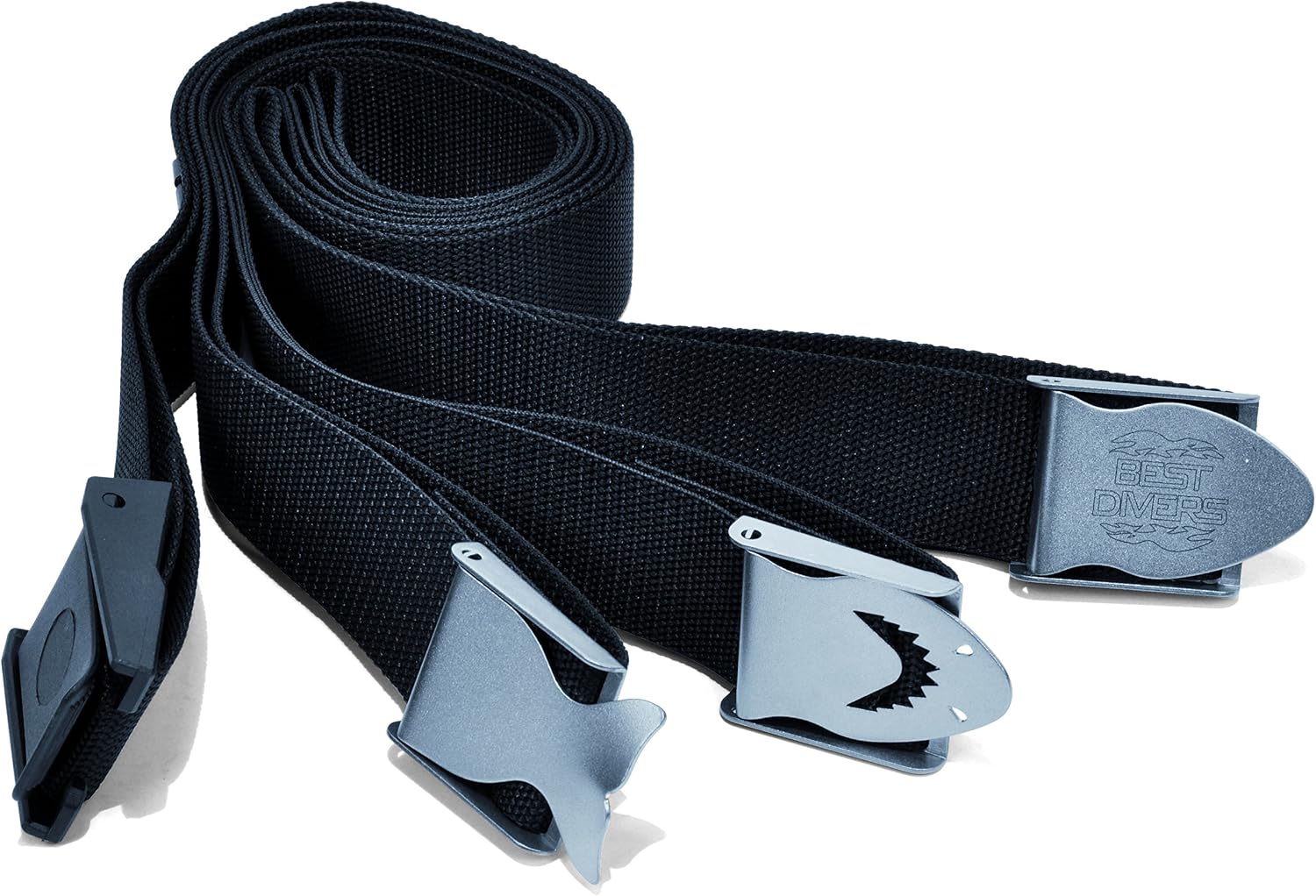 Best divers zi0140s Pocket Weight Belt, SUB, Shark Stainless Buckle, Black