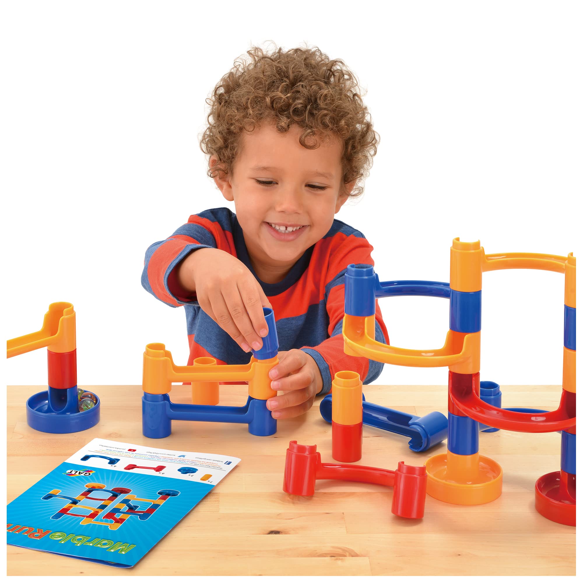 Galt Toys, Marble Run, 30 Piece Construction Toy, Ages 4 Years Plus