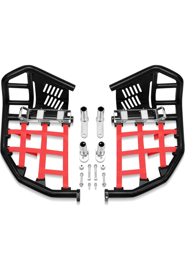 アウトレット専用商品 取寄せ DG PERFORMANCE 602455 Nerf Bars TRX450R Natural/Red 