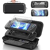 SyVend Carrying Case 3 in 1 Accessories Compatible with ROG Ally X 2024 (Not for Xbox), included EVA Hard Case, Soft Silicone Protective Cover und 2 Pack Screen Protector, Portable, Easy to Carry