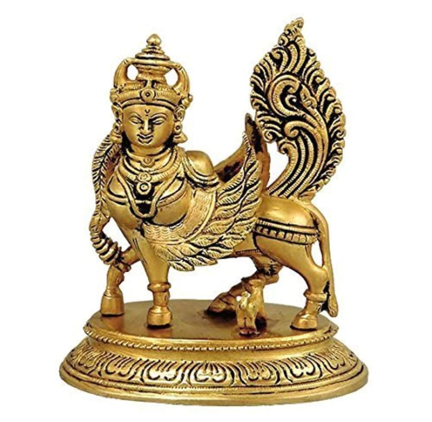 Buy Crafthut Brass Unique Statue/idol Kamadhenu Cow God Idol Religious
