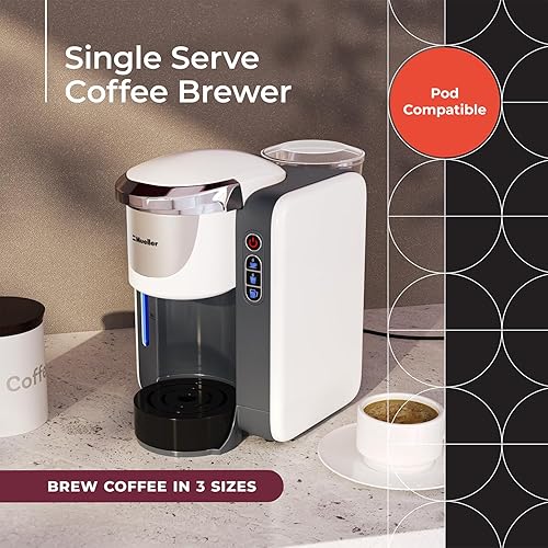 Mueller Single Serve Pod Compatible Coffee Maker Machine With - Main Image