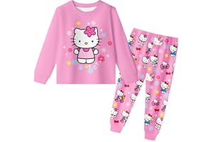 Zamzirrow Cute Girls Shirt Pants Set Casual Home Wear Birthday Party Outfit Kids