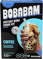 BOBABAM Coffee Instant Boba Drink Kit- 4 pack