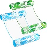 Sloosh 2 Packs Hammock Pool Floats Adults 4-in-1 Blue Green view 1
