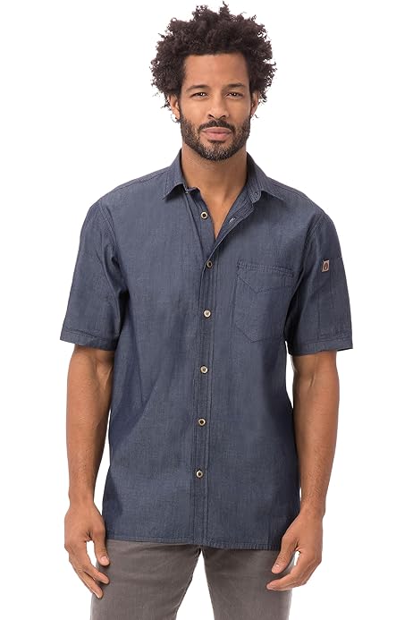 Filipinas Chef Hombre Chef Works Camisa Deco Para Hombre, Blanco - Main Image