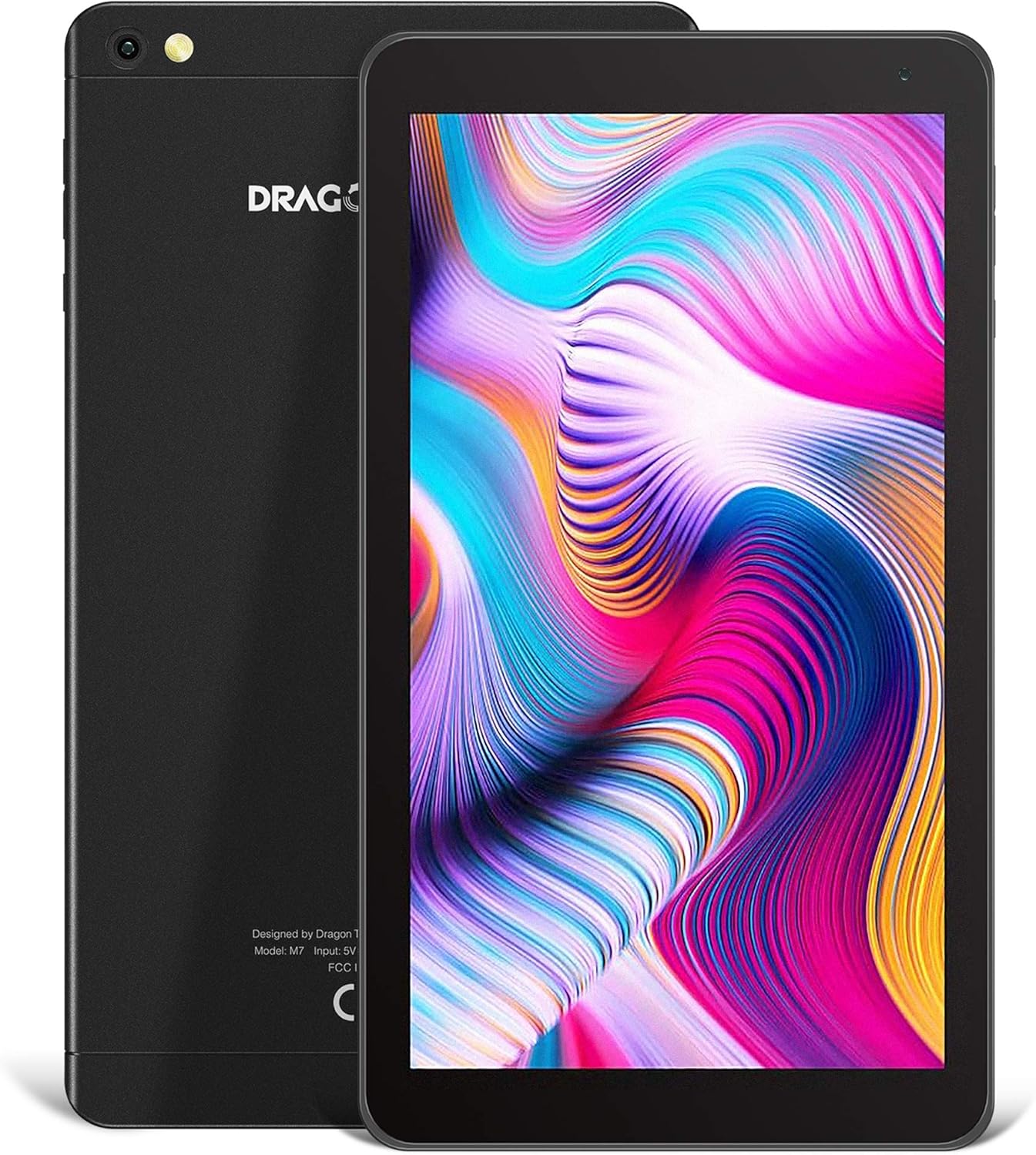 Amazon Com Dragon Touch M7 7 Inch Tablet Android 9 0 Pie 2gb Ram 16gb Storage Quad Core Processor Wifi Bluetooth 1024 X 600 Touch Ips Screen Tablet Black Computers Accessories