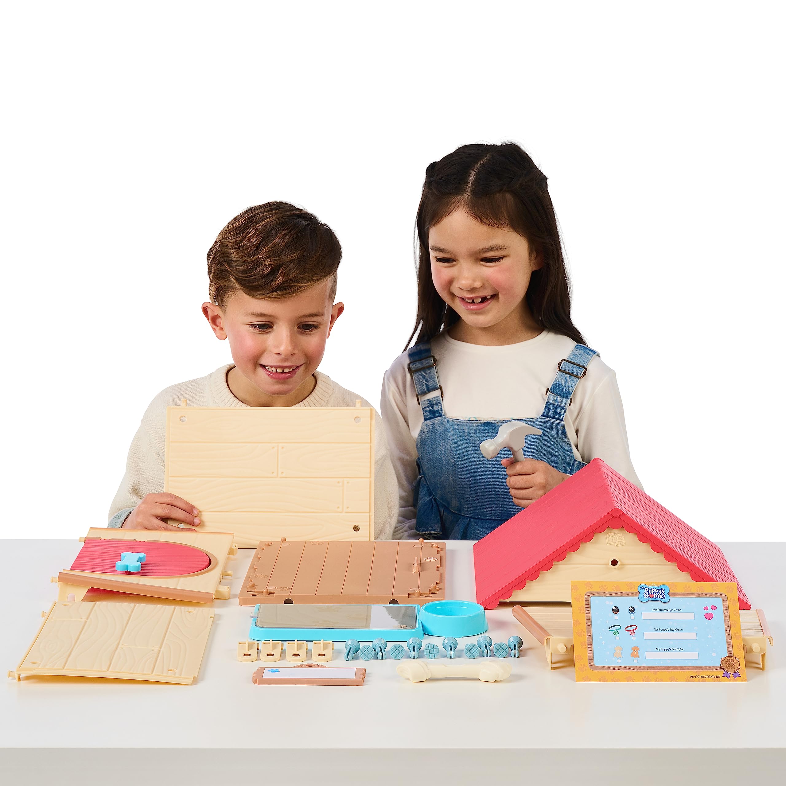 Little Live Pets My Puppy's Home Playset, Interactive Play Dog with Building Dog House Toys, Puppy Plush Toy with 25+ Sounds for Kids of Ages 5+