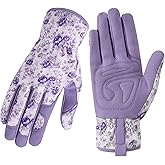 Pleneal Gardening Gloves for Women Men - Breathable Garden Gloves with Grip, Latex Coated Working gloves for Lawn Yard