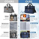 Lifewit Soft Cooler Bag with Hard Liner 20L 30L 40L Dark Blue view 9