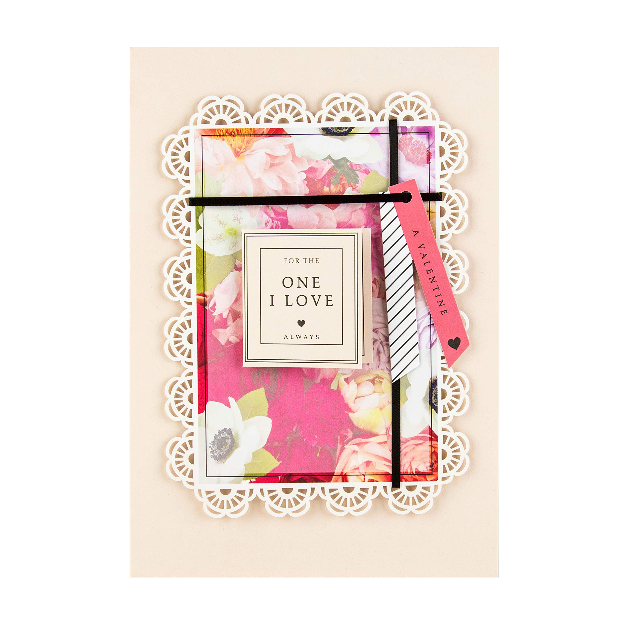 Valentine Card for The One I Love from Hallmark - with Detachable Keepsake