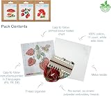 Trimits 3PK Cross Stitch Kits Beginners Embroidery 13x13cm Toadstool view 3