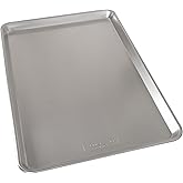 Nordic Ware Extra Large Baking Sheet, 21 x 15 inches, XL Big sheet pan Natural Uncoated Aluminum, Reinforced Steel Rim Preven