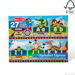 Melissa & Doug Alphabet Express Jumbo Jigsaw Floor