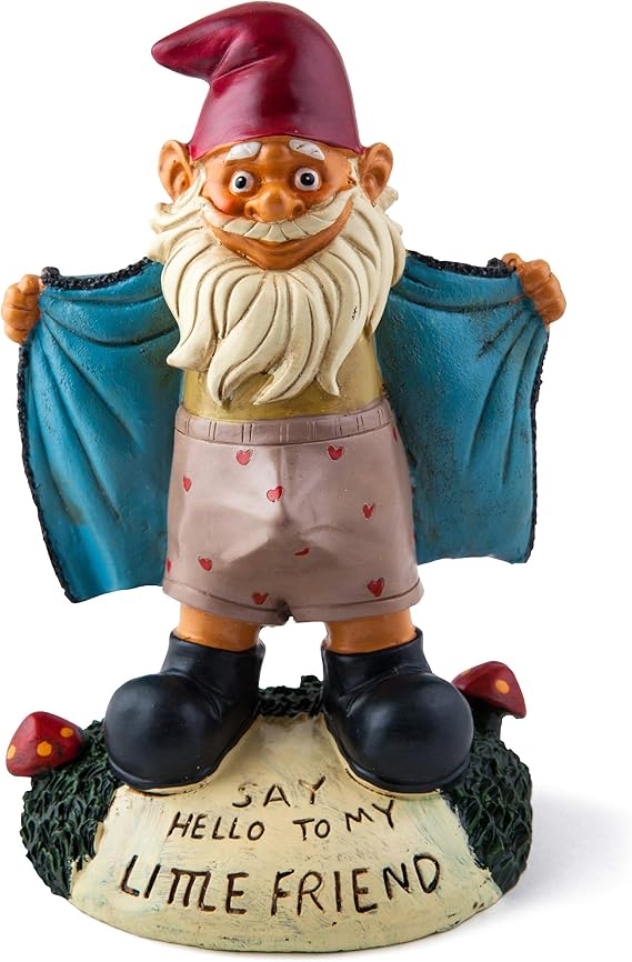 BigMouth Inc The Perverted Little Garden Gnome Amazon.co.uk Garden