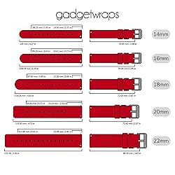 GadgetWraps 16mm Nylon Watch Band with Quick