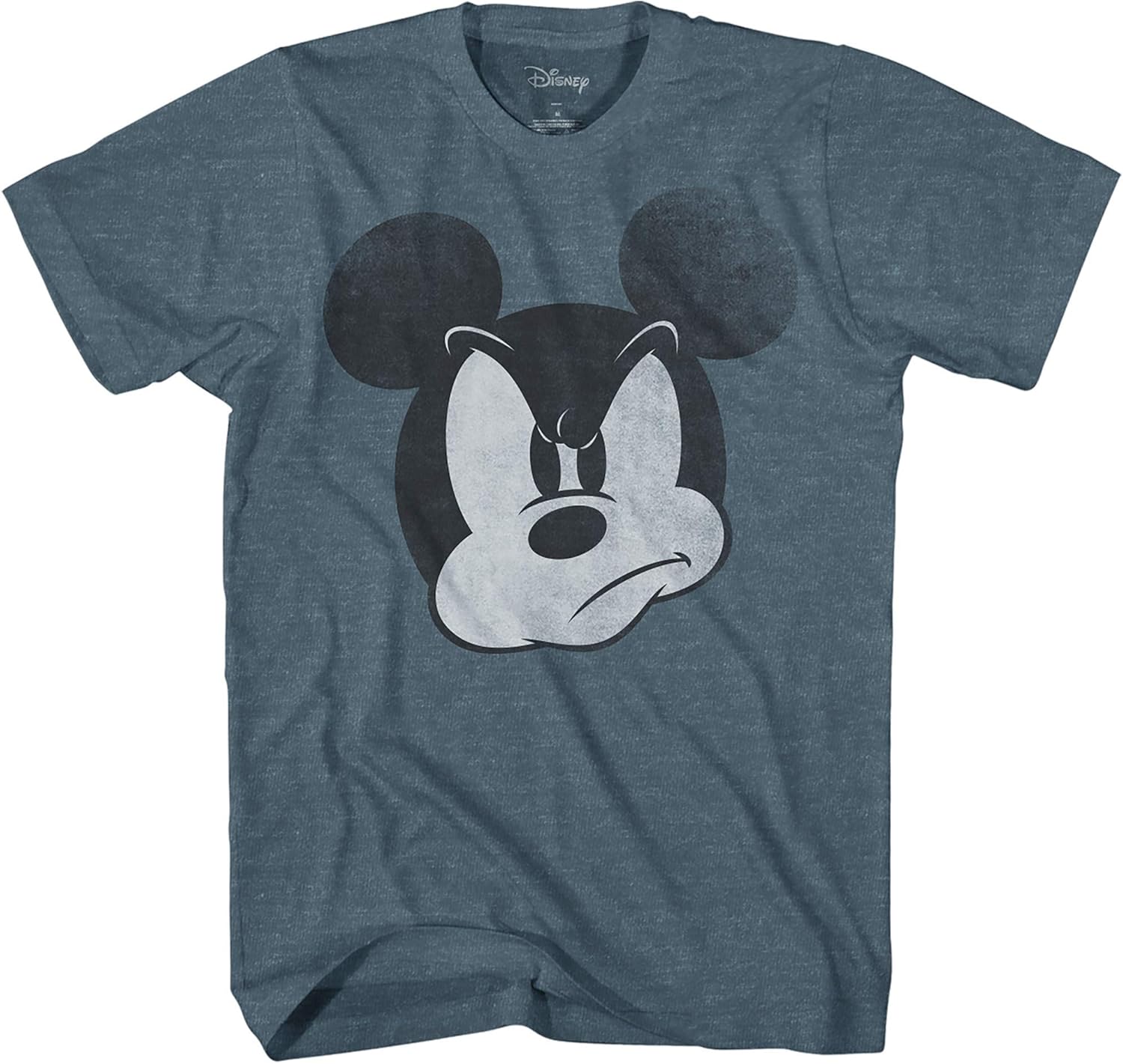 Mad Mickey Mouse Graphic Tee Classic Vintage Disneyland World Mens Adult Tee Graphic T-Shirt for Men Tshirt: Clothing
