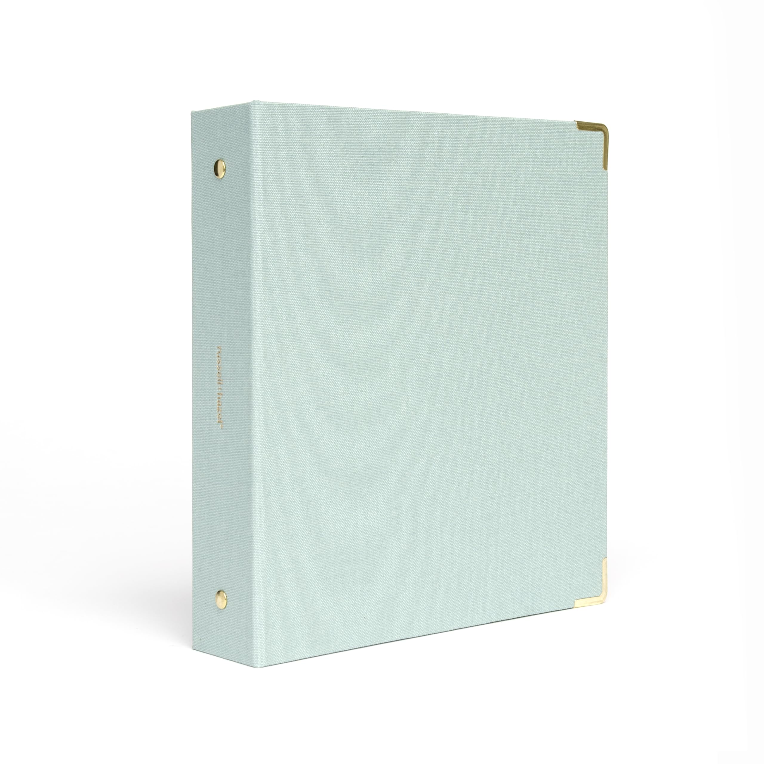 Photo 1 of russell+hazel Patent Mini 3 Ring Binder, Dew, 7” by 9”