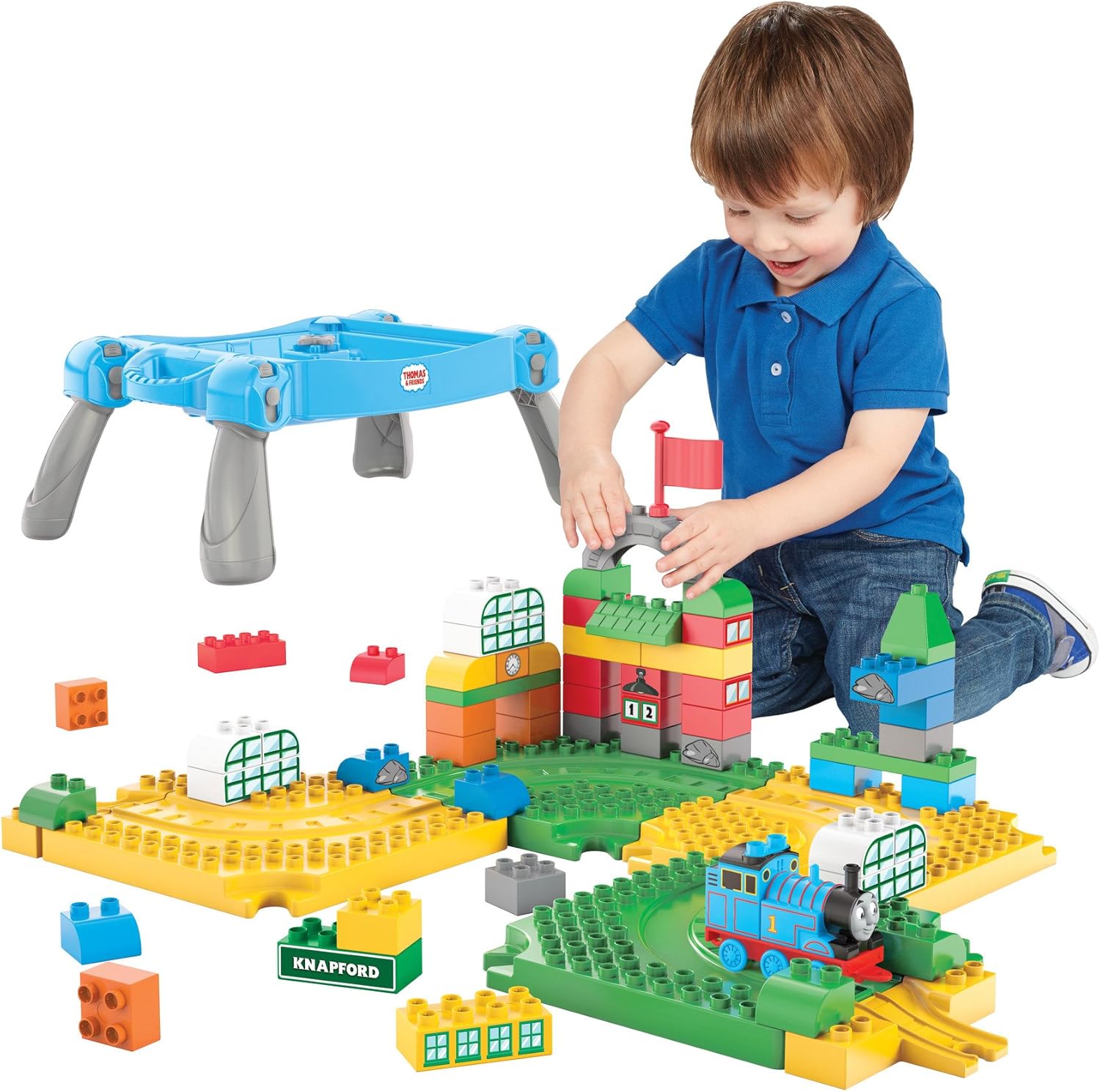 thomas the tank mega bloks table