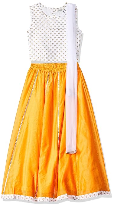 Karigari Girl's cotton Lehenga Choli (281330241_ASSORTED_11Y