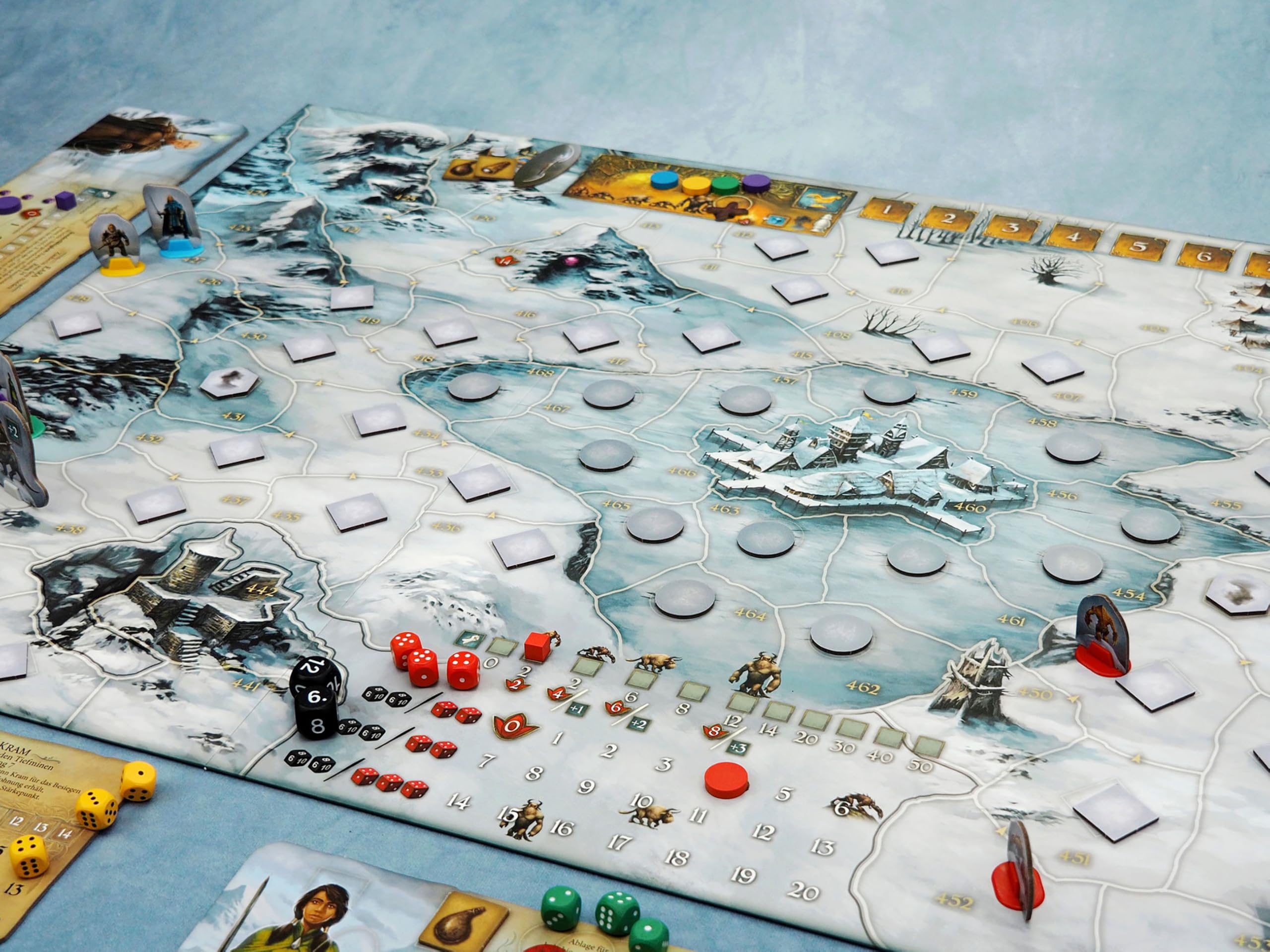 Kosmos 683351 Die Legenden von Andor - Die Ewige Kälte, Eigenständiges Spiel in der Welt des Fantasy-Klassiker „Die Legenden von Andor“, kooperatives Brettspiel, ab 10 Jahren 6