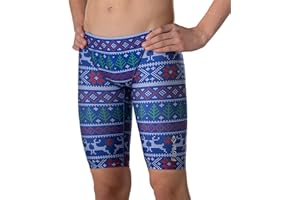 FLOW SWIM GEAR Flow Funky Jammers for Boys - Swim Jammer Swimsuit for Practice and Competition Swimming in Size 21 to 32