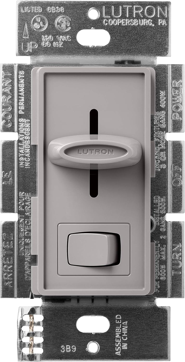 Lutron S600PGR Lighting DIMMER, Gray, Dimmer Switches Amazon Canada