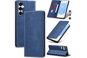 Jasonyu Flip Wallet Case for Samsung Galaxy S25,Leather Magnetic Folio Cover with Card Holder,Kickstand - TPU Shockproof Dura