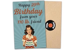 UnimaxPrint Funny Birthday Card for Women (5"x7") - Best Friend Birthday Gift for Her - Funny Gifts Happy 29th, 30th, 40th, 50th, 60th, 70th Birthday Card for Women, Her, Bestie and Friendship