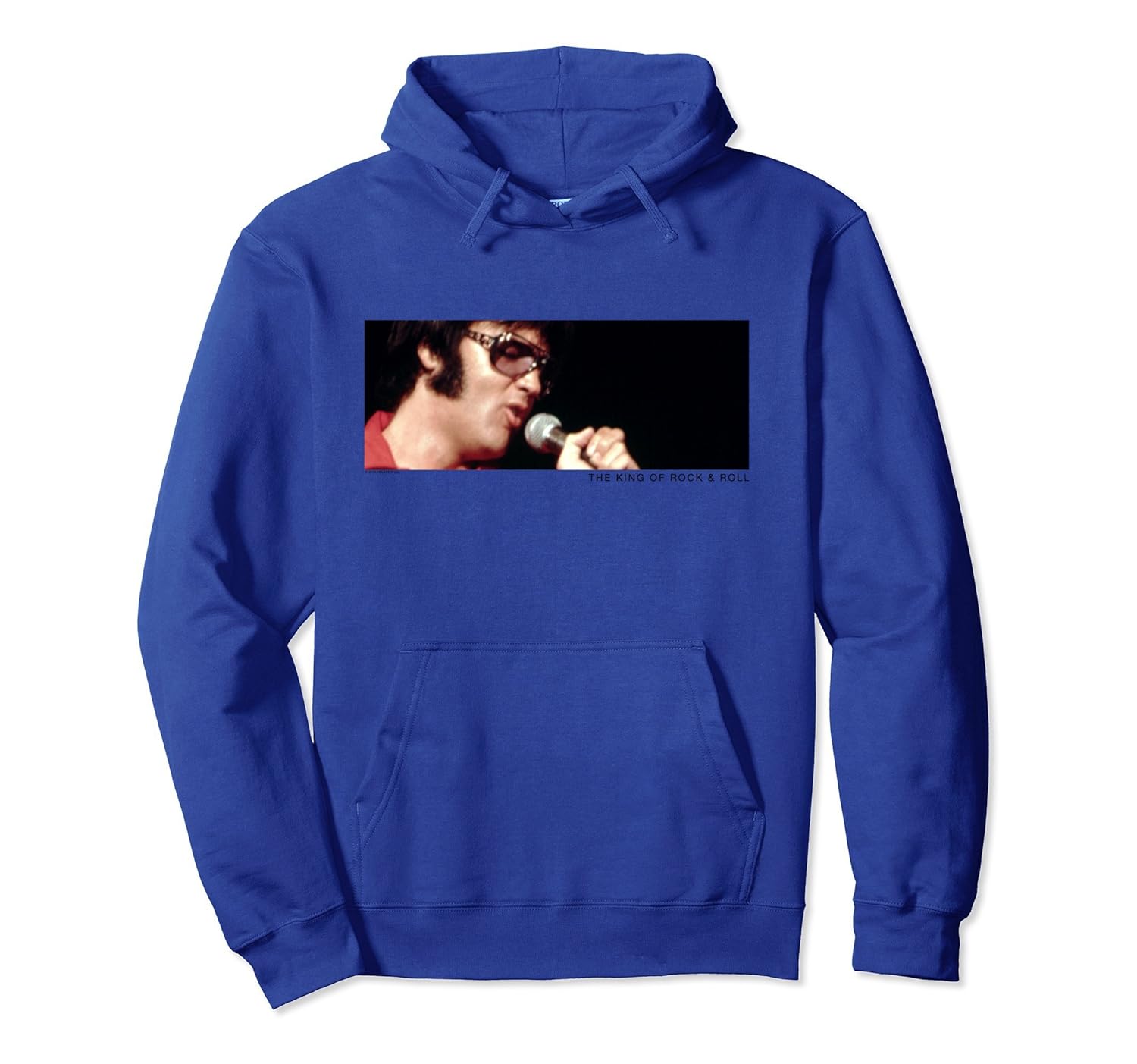 Elvis Presley singing on the mic glasses Hoodie-anz