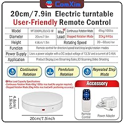Remote Motorized Electric Turntable Rotating