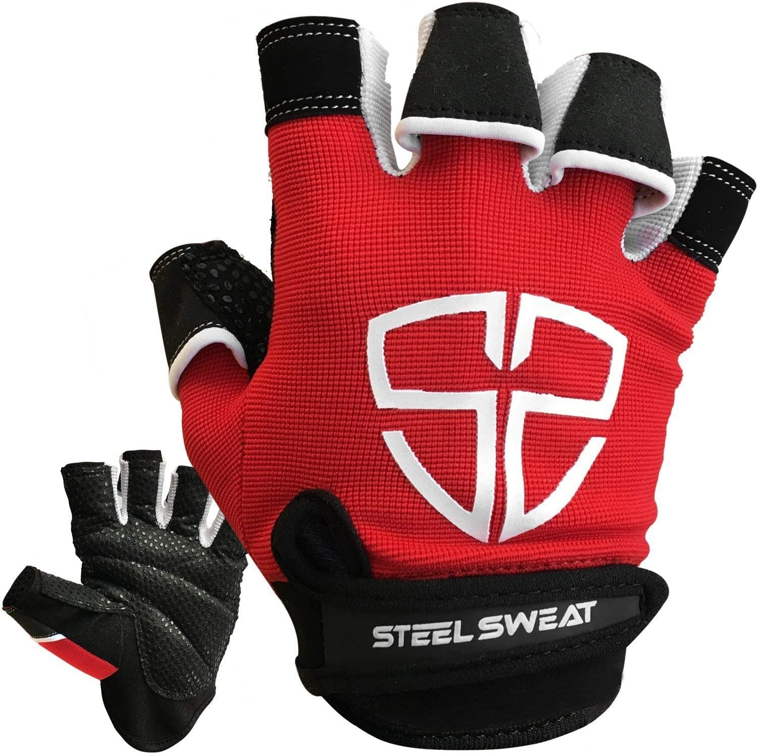Steel Sweat Workout Gloves - Best for Gym, Weightlifting, Fitness, Training and CrossFit - For Men and Women who love Weight Lifting & Exercise – RUE