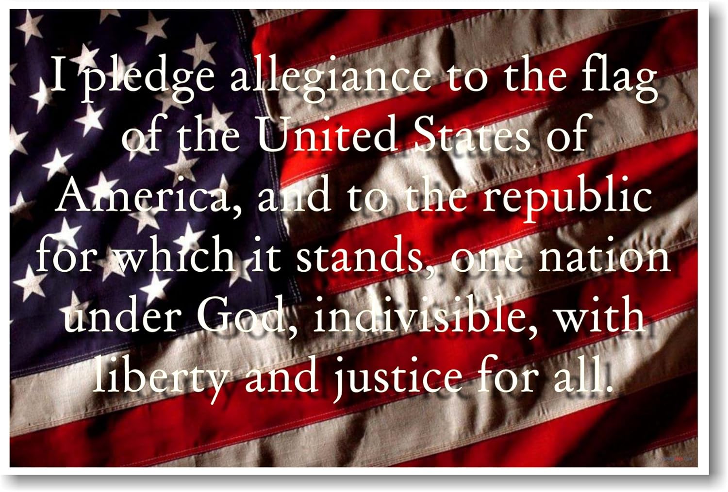 Pledge Of Allegiance Poster Free Art klutz