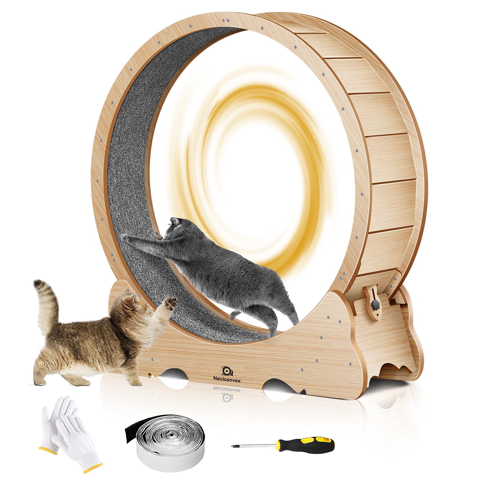 Cat Wheel, 43" L Large Cats Exercise Running