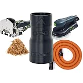 HuttonTOOLS Dust Collection Adapter for Festool Tool Ports (1-1/4" Hose) | Made in the USA with global materials