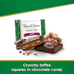 Russell Stover Sugar Free Toffee Squares with