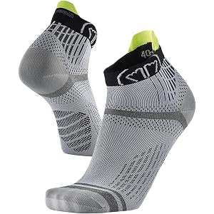 SIDAS Run Feel 321415 Running Socks, Lightweight, Thin, Short Length, Support, Breathable