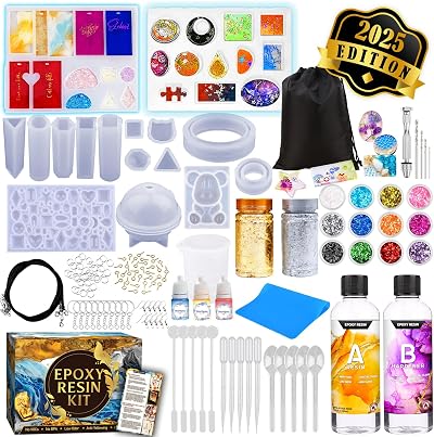 Zoncolor Resin Kits for Beginners Jewelry Making Kit with Molds
