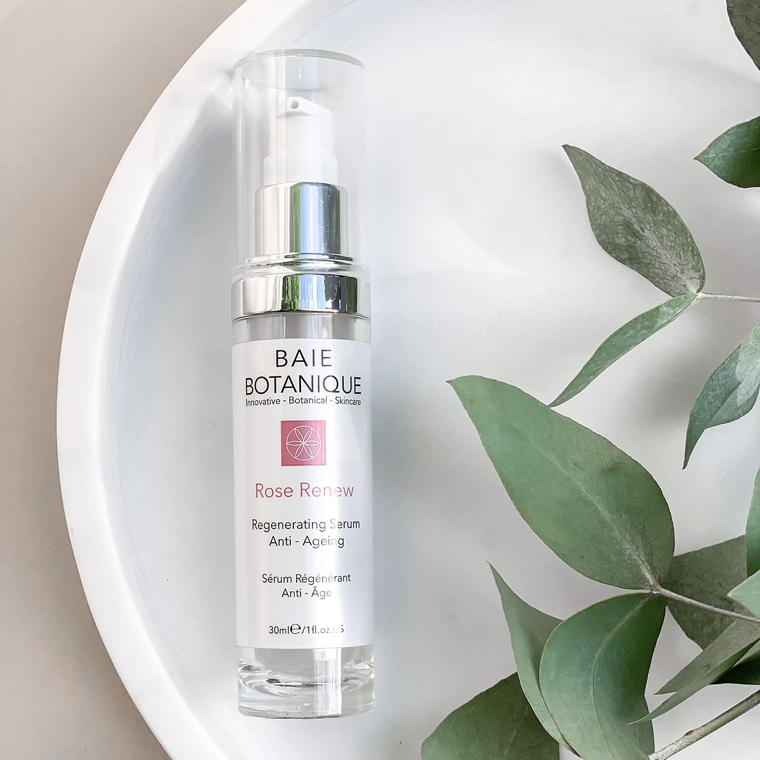 Baie Botanique, Rose Renew Hyaluronic Acid Serum, Replenishes, Smooths Fine Lines & Plumps Skin, Regenerating Serum - Image 4