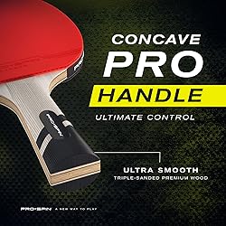 PRO SPIN Ping Pong Paddles - Professional Level