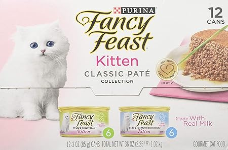 fancy feast kitten food with milk