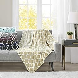 Madison Park Ogee Lightweight Throw Blanket Premium
