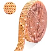 MLGDA Self-Adhesive Gold Rhinestone Strips - 2mm Crystal Diamond Ribbon, 3 Yards For DIY Crafts & Decor - View #10