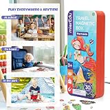mierEdu Magnetic Dress Up Case Mermaid 30+ Puzzles Pretend Play Ages 3-5 Gift view 5
