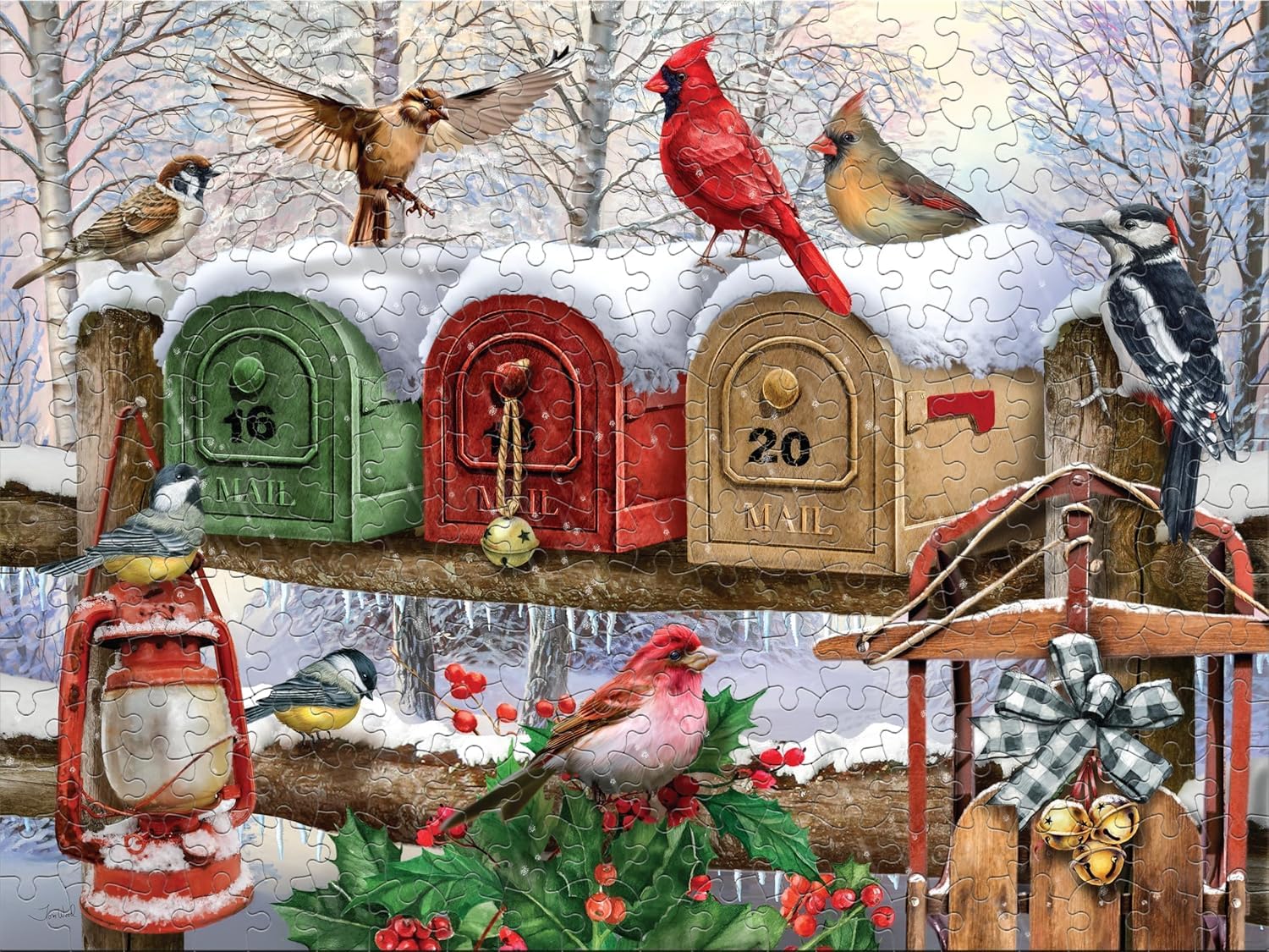 Ceaco - Winter's Promise - 300 Oversized Piece Jigsaw Puzzle