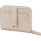 Vaultskin Small Wallet for Women, Leather Card Holder with RFID Blocking with Zipper Coin Pocket, Cash Pocket - Minimalist Wallet Women Slim Design for Everyday Use (Belgravia)