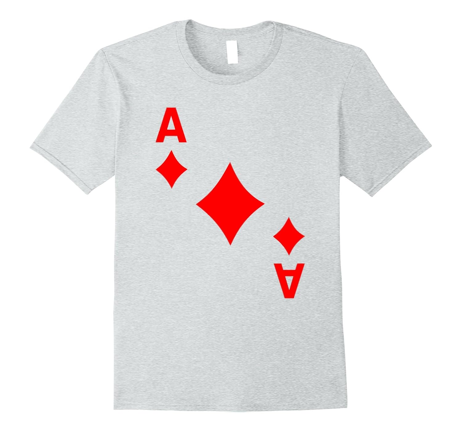 Ace of Diamonds - Playing Card Halloween Costume T-Shirt-ANZ