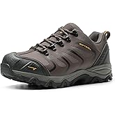 NORTIV 8 Men's Low Top Waterproof Hiking Shoes Trekking Trails Outdoor Work Shoes